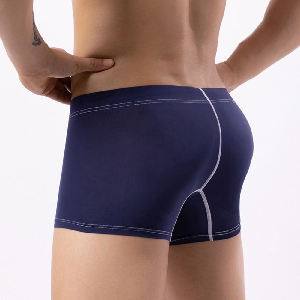 アイスシルクメンズ下着ボクサーブリーフバルジポーチパンツ通気 - Pouch Boxer Pouch のレビューと価格