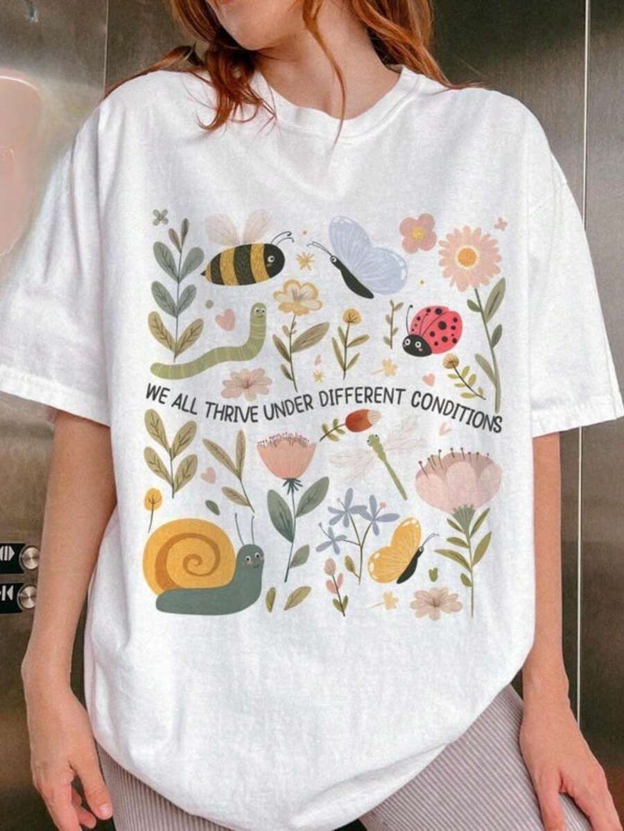 神経多様性特別教育教師グラフィックTシャツ カジュアルクルー - Undershirt Crew Neck のレビューと価格
