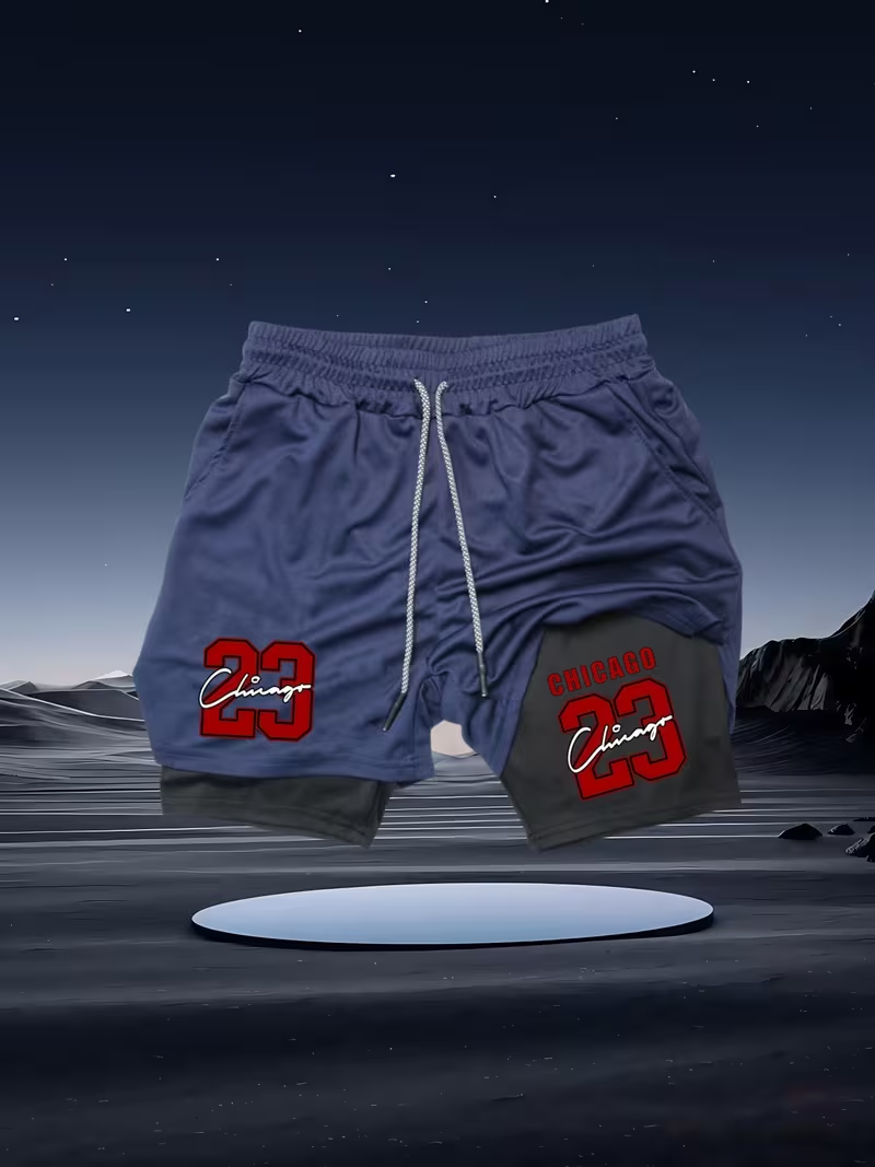 2026年新作 メンズ速乾二重構造アスレチックショーツ 通気 - Compression Shorts Athletes のレビューと価格