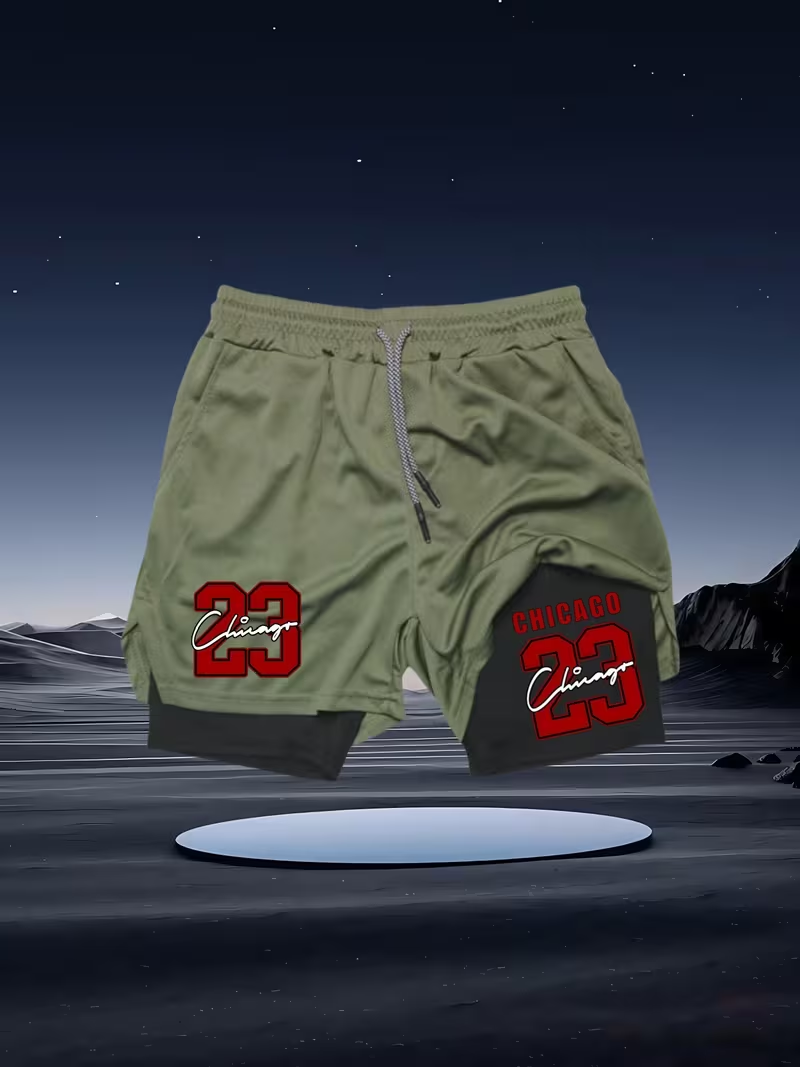 2026年新作 メンズ速乾二重構造アスレチックショーツ 通気 - Compression Shorts Athletes のレビューと価格