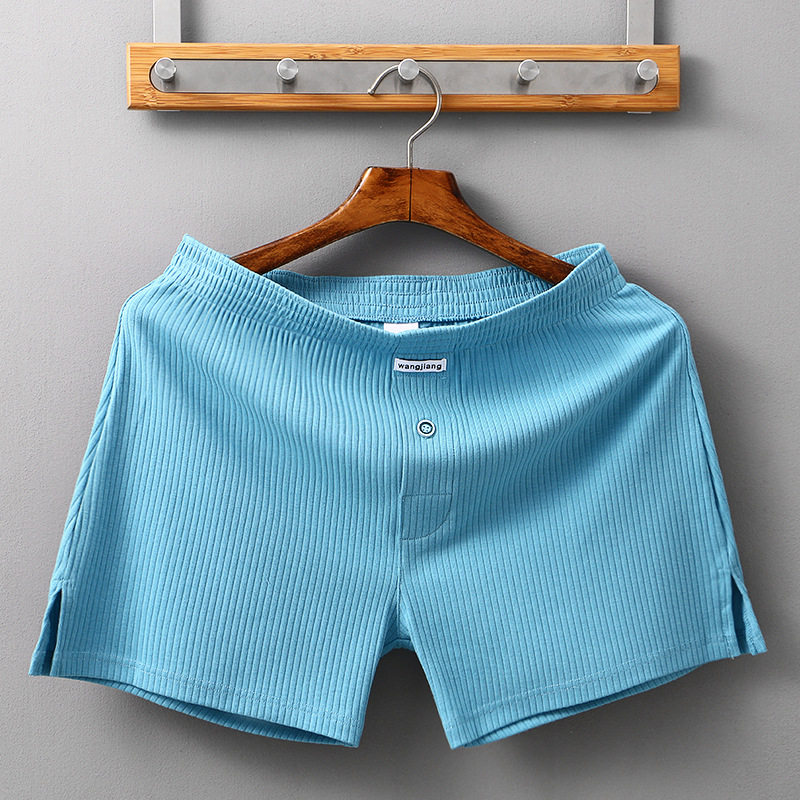メンズ通気性コットンボクサー,無地の下着,ルーズフィットパン - Trunk Breathable Men のレビューと価格
