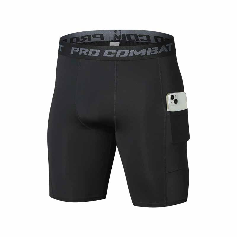 メンズジムショーツ（ポケット付き）、ワークアウトコンプレッシ - Compression Shorts Athletes のレビューと価格